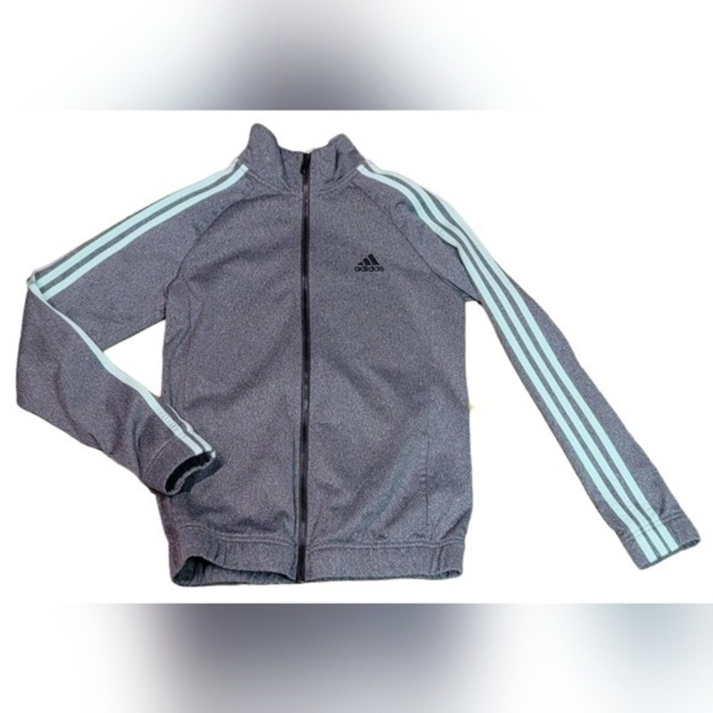 Adidas Women's Designed 2 Move Gray Track Jacket … - image 1